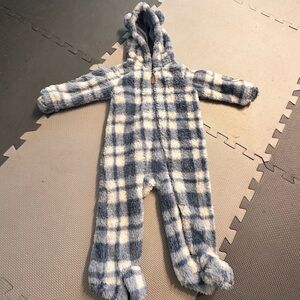 Carter’s Baby boy hooded sherpa jumpsuit